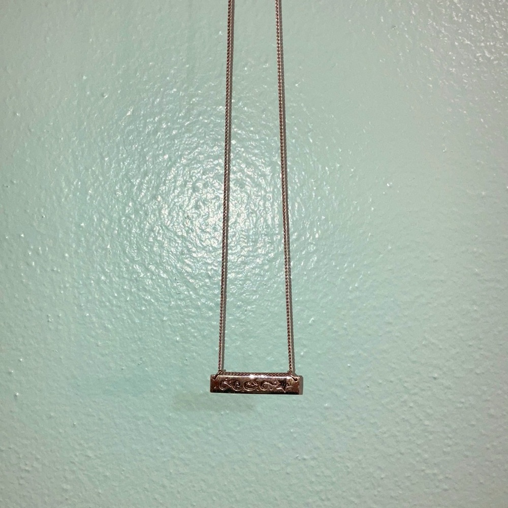 Silver Shooting Star Necklace with “Dream, wish, become”